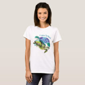 T-shirt J'Aime Les Tortues Avec Deux Tortues (Devant entier)