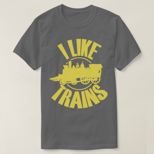 T-shirt J'Aime Les Trains 3 (Design devant)