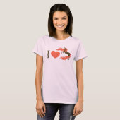 T-shirt J'Aime Les Unicornes ! (Devant entier)
