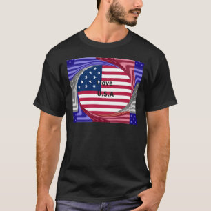 T-SHIRT J'AIME LES USA