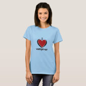 T-SHIRT J'AIME LES VAMPIRES (Devant entier)