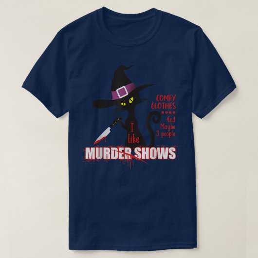 T-shirt J'Aime Les Vidéos De Meurtre Comfy Les Vêtements E (Design devant)