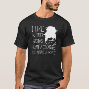 T-shirt J'Aime Les Vidéos De Meurtre Comfy Les Vêtements E