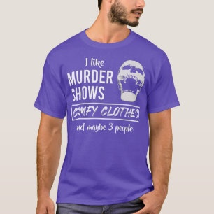 T-shirt J'Aime Les Vidéos De Meurtre Comfy Les Vêtements E