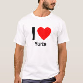 T-shirt j'aime les yourtes (Devant)