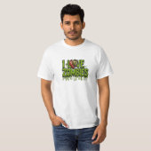 T-shirt J'aime les zombies (Devant entier)