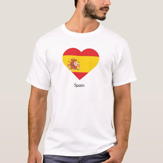 T-shirt J'aime l'Espagne (Devant)