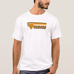 T-shirt J'aime l'Euchre rétro les années 70