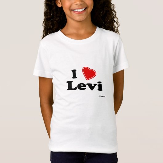 T-Shirt J'aime Lévi (Devant)
