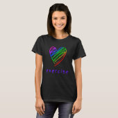 T-shirt J'aime l'exercice (Devant entier)