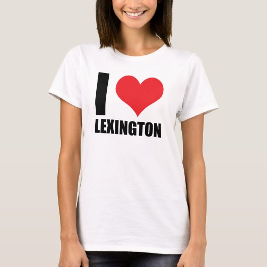 T-shirt J'aime Lexington (Devant)