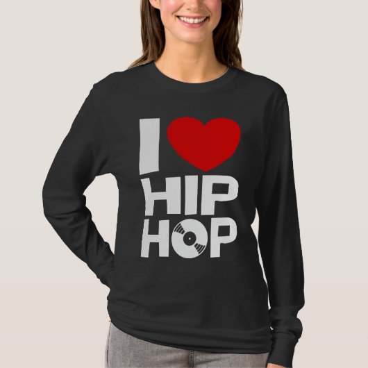 T-shirt J'aime l'Hip hop (Devant)