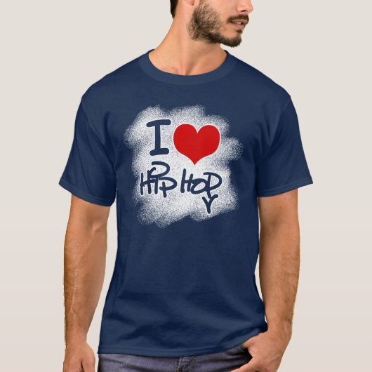 T-shirt J'aime l'Hip hop (Devant)
