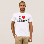 T-shirt J'aime Libby (Devant entier)