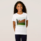 T-Shirt J'aime Lida Belarus Architecture Château (Devant entier)