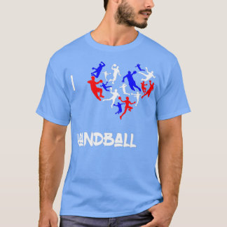 T-shirt J'aime l'idée cadeau handball