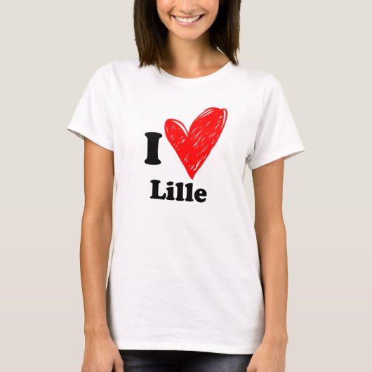 T-shirt J'aime Lille (Devant)