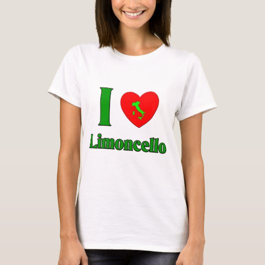 T-shirt J'aime Limoncello (Devant)