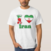 T-shirt J'aime l'Iran (Devant)