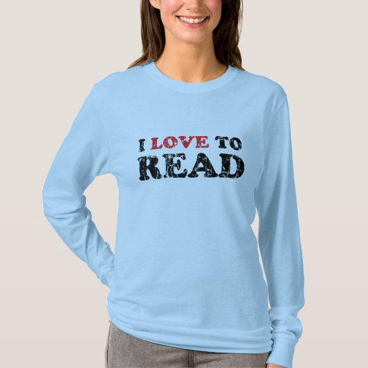 T-shirt J'Aime Lire Distasinée (Devant)