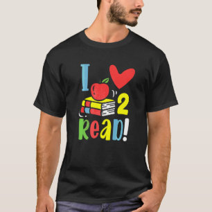 T-shirt J'Aime Lire Pour Un Livre D'Enseignant Lecteur Et 