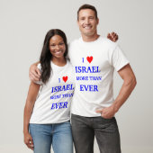 T-SHIRT J'AIME L'ISRAËL (Unisexe)