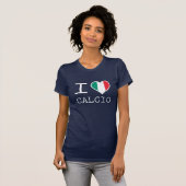 T-shirt J'aime l'italien Calcio (Devant entier)