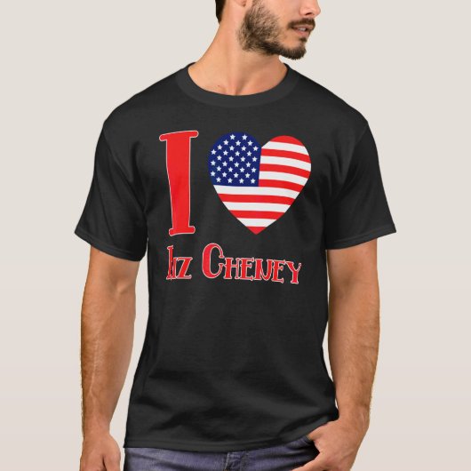 T-shirt J'aime Liz Cheney (Devant)