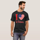 T-shirt J'aime Liz Cheney (Devant entier)