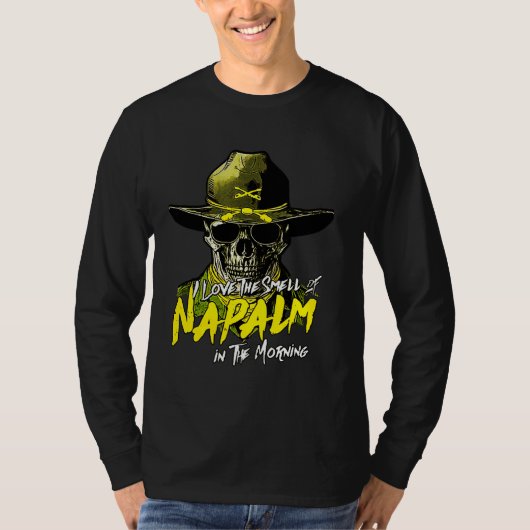 T-shirt J'Aime L'Odeur De Napalm Le Matin (Devant)