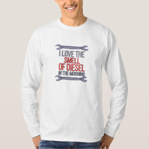 T-shirt J'aime l'odeur du diesel le matin