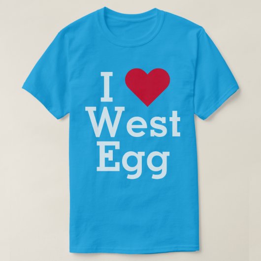 T-shirt J'aime l'oeuf occidental (Design devant)