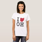T-shirt J'aime l'Ohio (Devant entier)