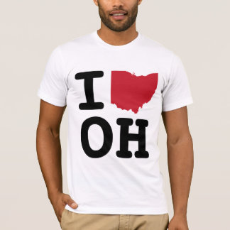 T-shirt J'aime l'Ohio