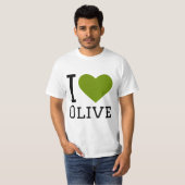 T-shirt J'aime l'olive (Devant entier)