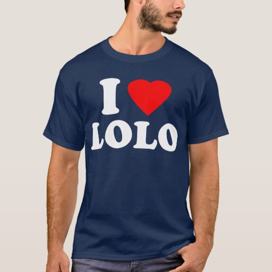 T-shirt J'aime Lolo (Devant)