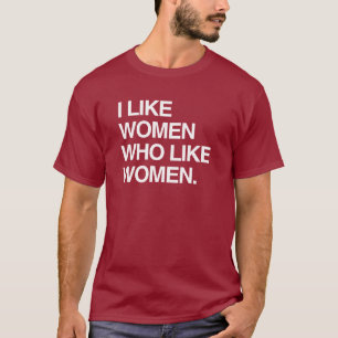 T-SHIRT J'AIME L'OMS DE FEMMES COMME DES FEMMES