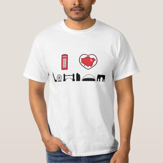 T-shirt J'aime Londres (Devant)