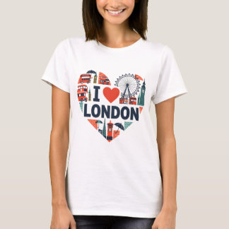 T-shirt j'aime londres t shirts uk - I ❤️ LONDON Tee