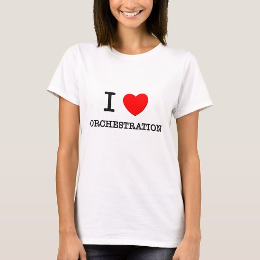 T-shirt J'aime l'orchestration (Devant)