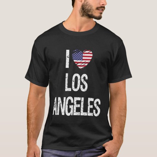 T-shirt J'aime Los Angeles (Devant)