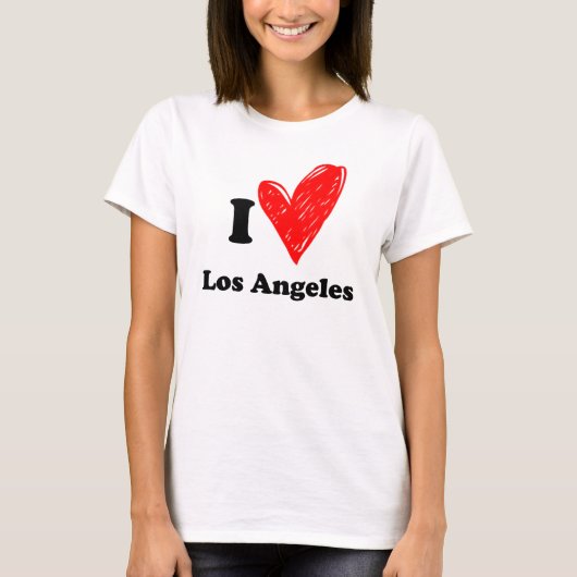 T-shirt J'aime Los Angeles (Devant)