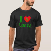 T-shirt J'aime Lucques Italie (Devant)