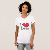 T-shirt J'aime Lucy (Devant entier)