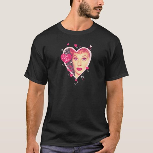 T-shirt J'Aime Lucy Kissing Hearts (Devant)