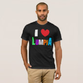 T-shirt J'aime Lumpia (Devant entier)