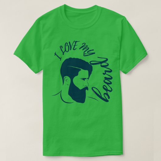 T-shirt J'aime ma barbe 3 (Design devant)