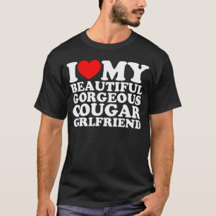 T-shirt J'Aime Ma Belle Jolie Petite Amie Cougar