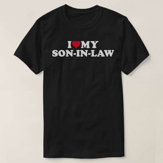 T-shirt J'aime ma belle-mère (Design devant)