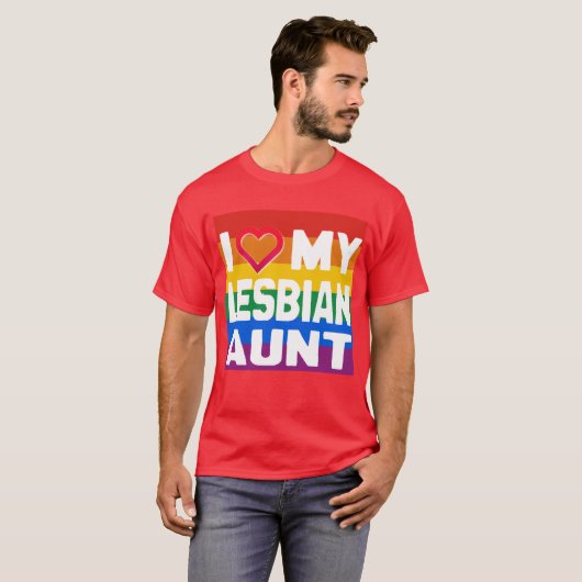 T-shirt J'AIME MA CHAÎNE LESBIENNE - -.png (Devant entier)